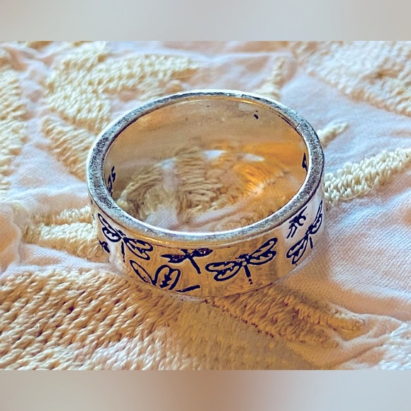 NWT SS Ring’s Nature Poetry-Two Styles- 1) Dragonfly Sz-6, 2) Wildflowers Sz-7&8 - Picture 11 of 16